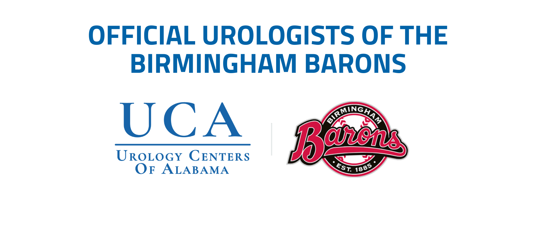 Official Urologists of the Birmingham Barons